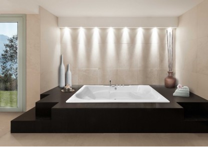 Bañera sin hidromasaje 200x120 cm rectangular LONDRES