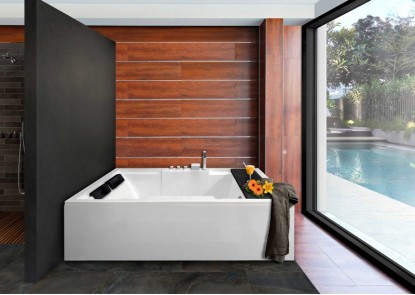 Bañera sin hidromasaje rectangular con faldones ROMA