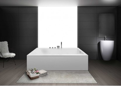 Bañera sin hidromasaje rectangular con faldones ONIX