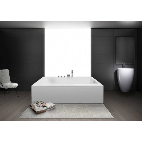 Bañera sin hidromasaje rectangular con faldones ONIX