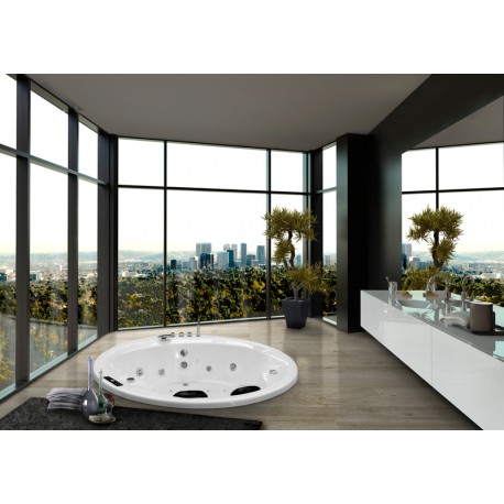 Bañera hidromasaje redonda encastrada NUEVA ORLEANS