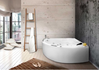 Bañera angular 135x135 con faldón OSLO