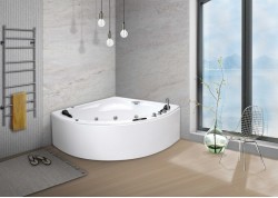 Bañera angular 140x140 con faldón ALASKA