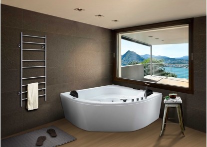 Bañera angular 150x150 con faldón BRUSELAS