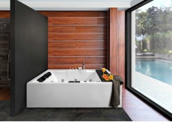Bañera Hidromasaje rectangular con faldones ROMA