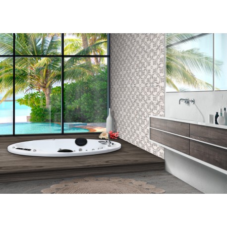 Bañera Hidromasaje redonda para encastrar MIAMI