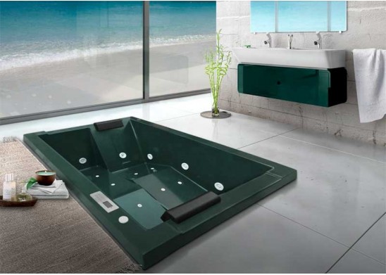 Spa 2 plazas ref.2040 verde empotrado