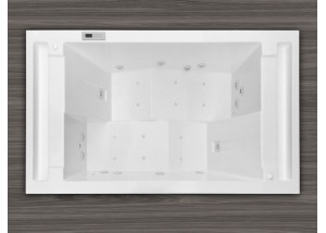 Spa 2040 con 2 rebosaderos - 220x125 cm