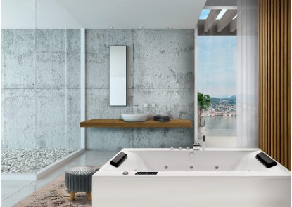 Bañera de hidromasaje rectangular VERONA