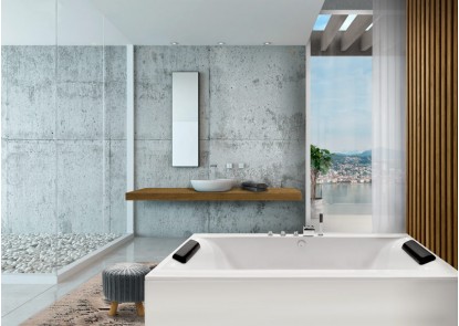 Bañera sin hidromasaje rectangular con faldón VERONA