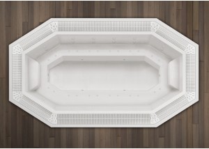Spa 12 plazas octogonal con rebosadero mod. 12040