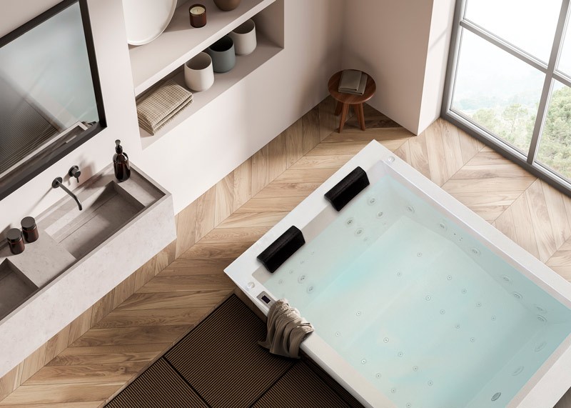 Spa 2 plazas rectangular modelo 2050