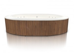 Spa 12 plazas ref. 12050 con faldón de madera opcional