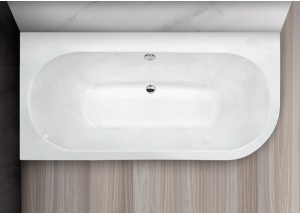 Bañera sin hidromasaje angular CORINTO izquierda