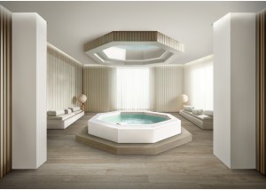 Spa octogonal 7 plazas con rebosadero ref. 7040