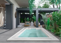 Spa 4 plazas rectangular con rebosadero ref.4060 empotrado