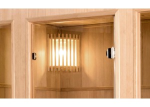 Sauna Tradicional ST-3020, detalle de iluminación interior