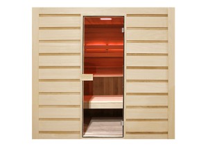 Sauna Tradicional de vapor ST-6000, fachada frontal