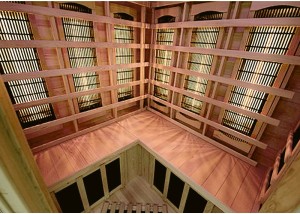 Sauna Infrarrojos SI-2030C, detalle del interior