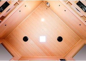 Sauna Infrarrojos SI-2030C, detalle del techo