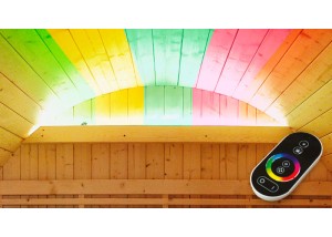 Sauna exterior tradicional SE-3000,  con cromoterapia