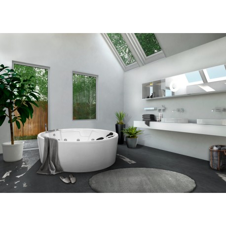 bañera de diseño redonda niagara