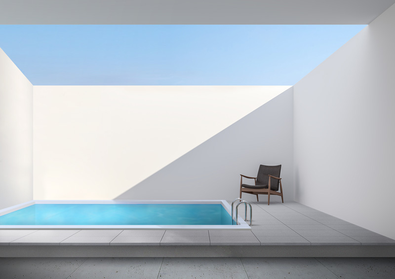Mini piscina de exterior 