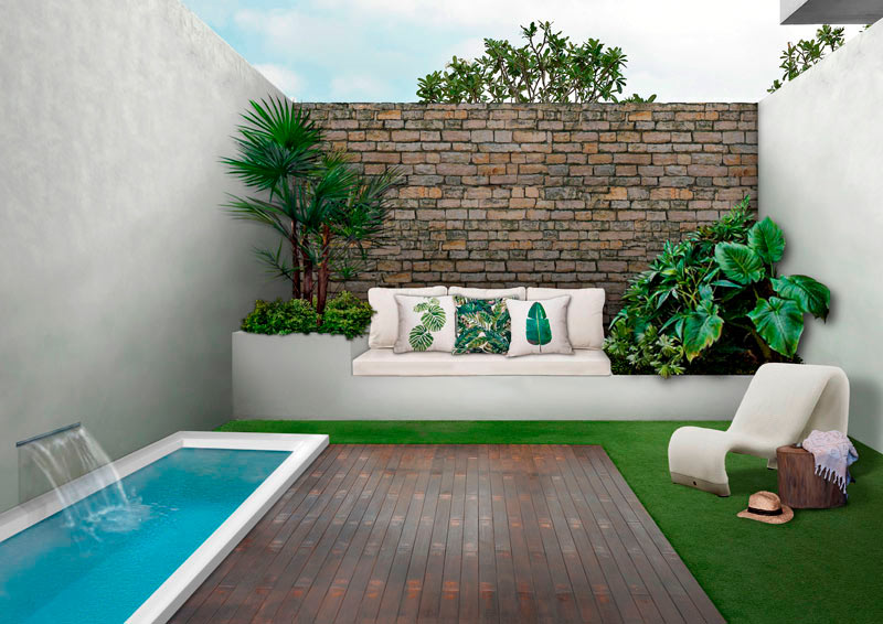 Mini piscina pequeña