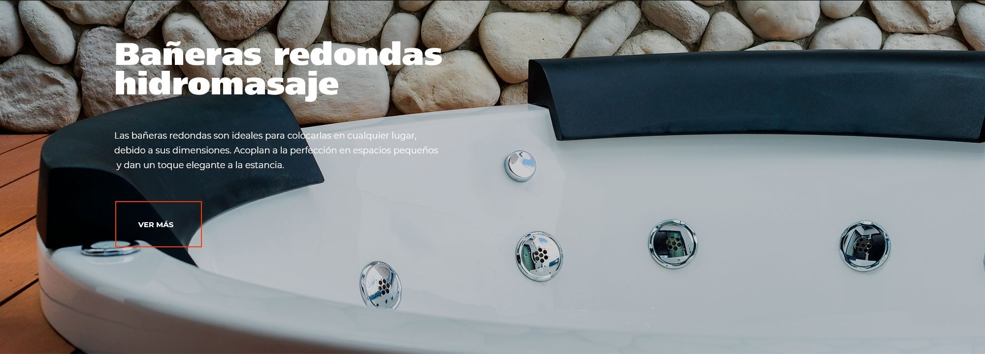 Bañeras redondas de hidromasaje